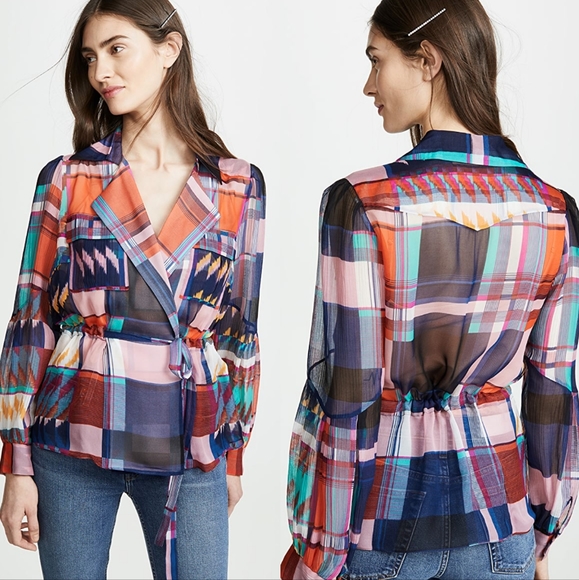 Diane Von Furstenberg Tops - Diane Von Furstenberg Joanna Chiffon Blouse
